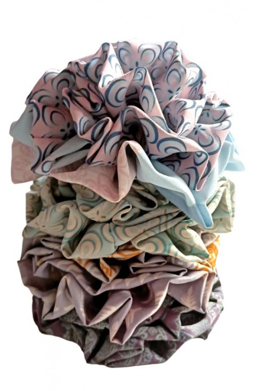 Scrunchie Flower Motif